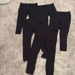 Lot of 5 pairs Express Black Leggings
